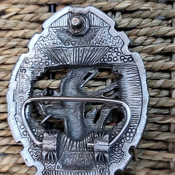 Vintage End Of The Trail belt buckle - Picture 4 of 5